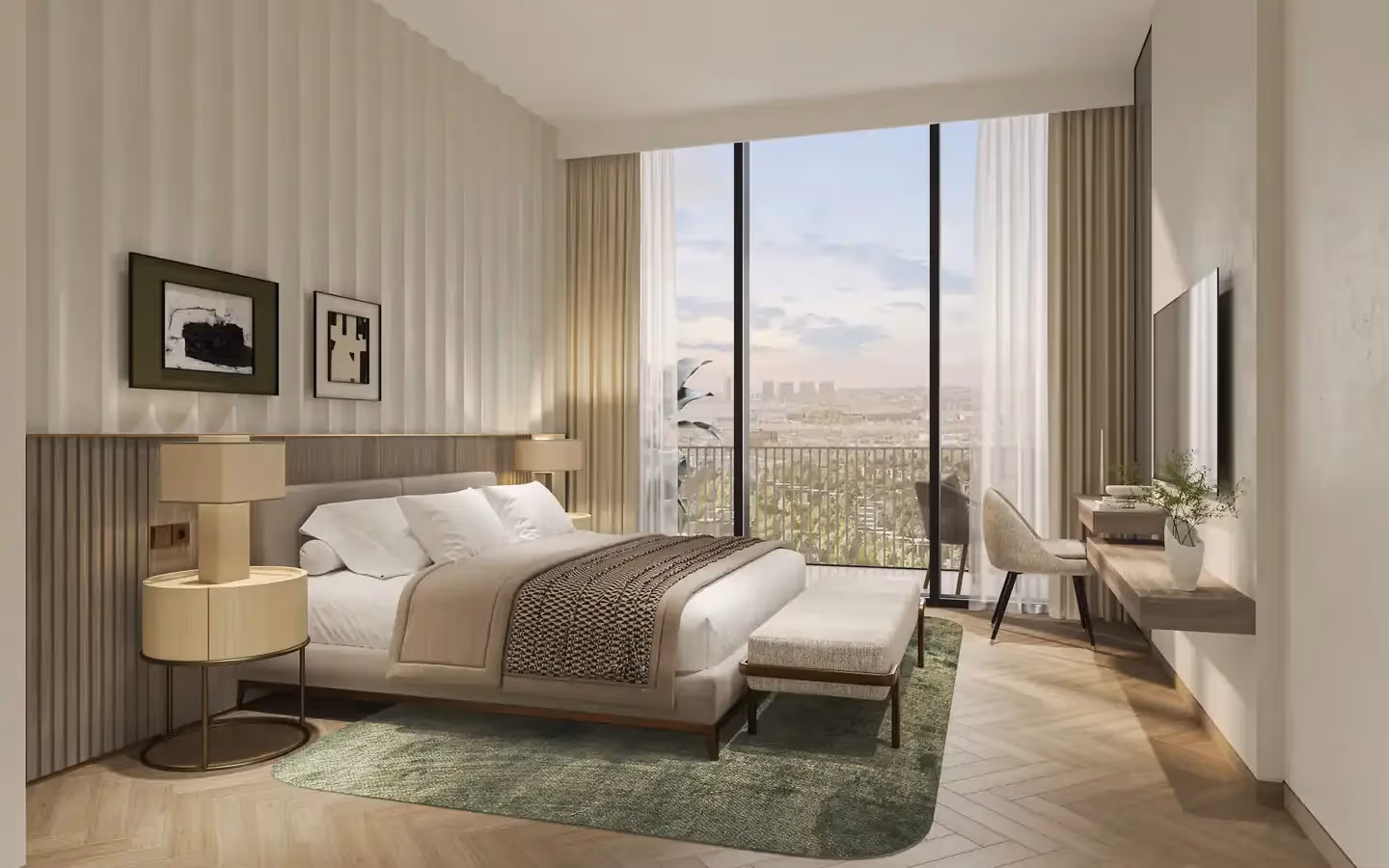 1 Bedroom apartment with natural light and modern finishes